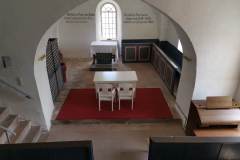 Blick von der Empore aus auf den Chorraum